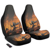 Fantasy Knight On Fire Print Car Seat Covers-grizzshop