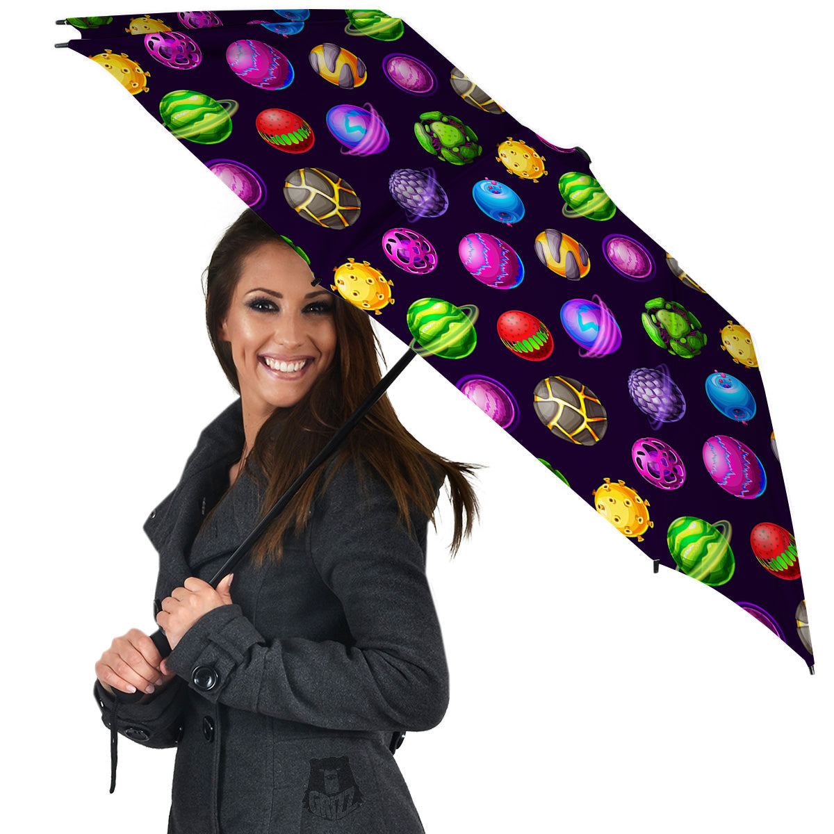 Fantasy Planets In Space Universe Print Pattern Umbrella-grizzshop