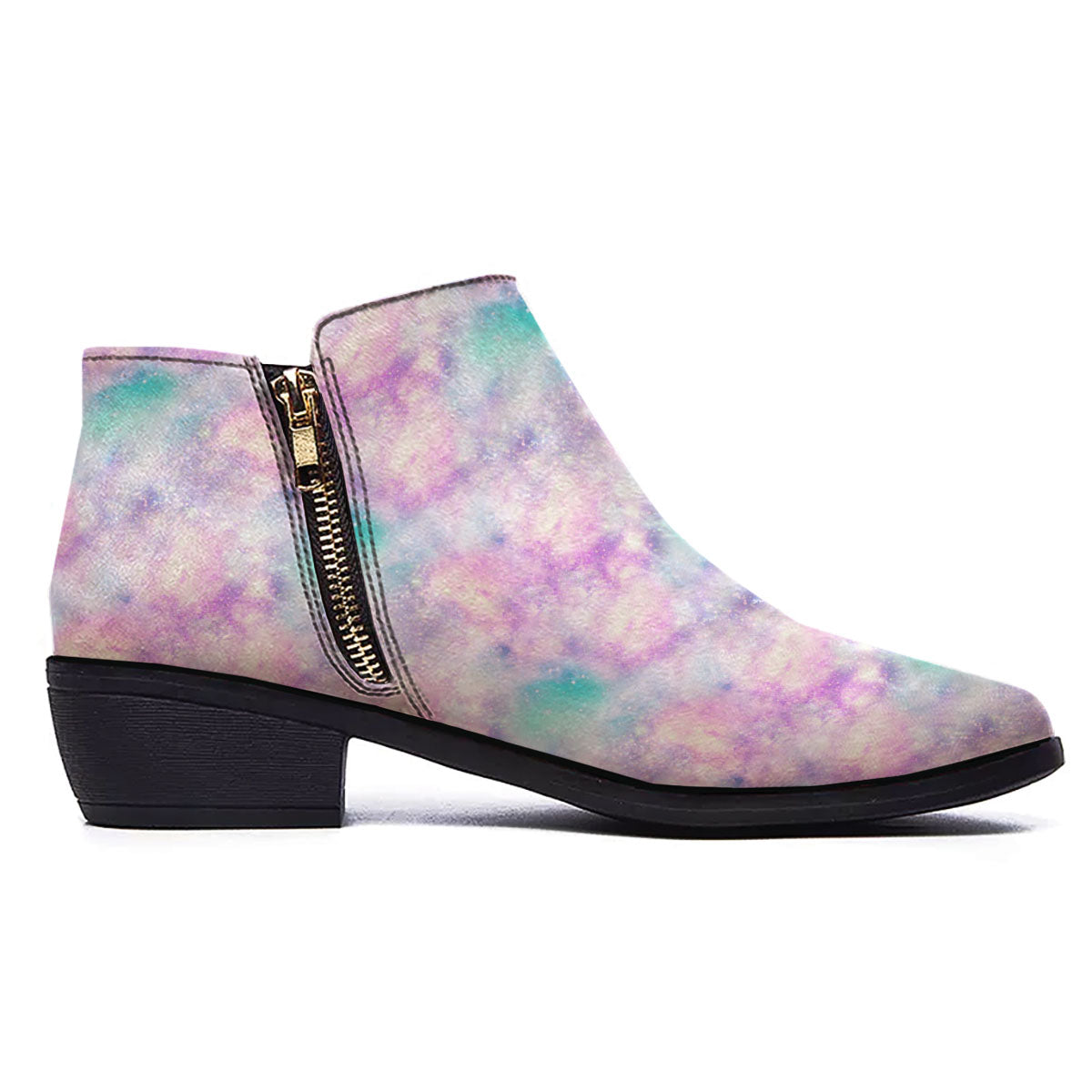 Fantasy Star Print Pattern Ankle Boots-grizzshop