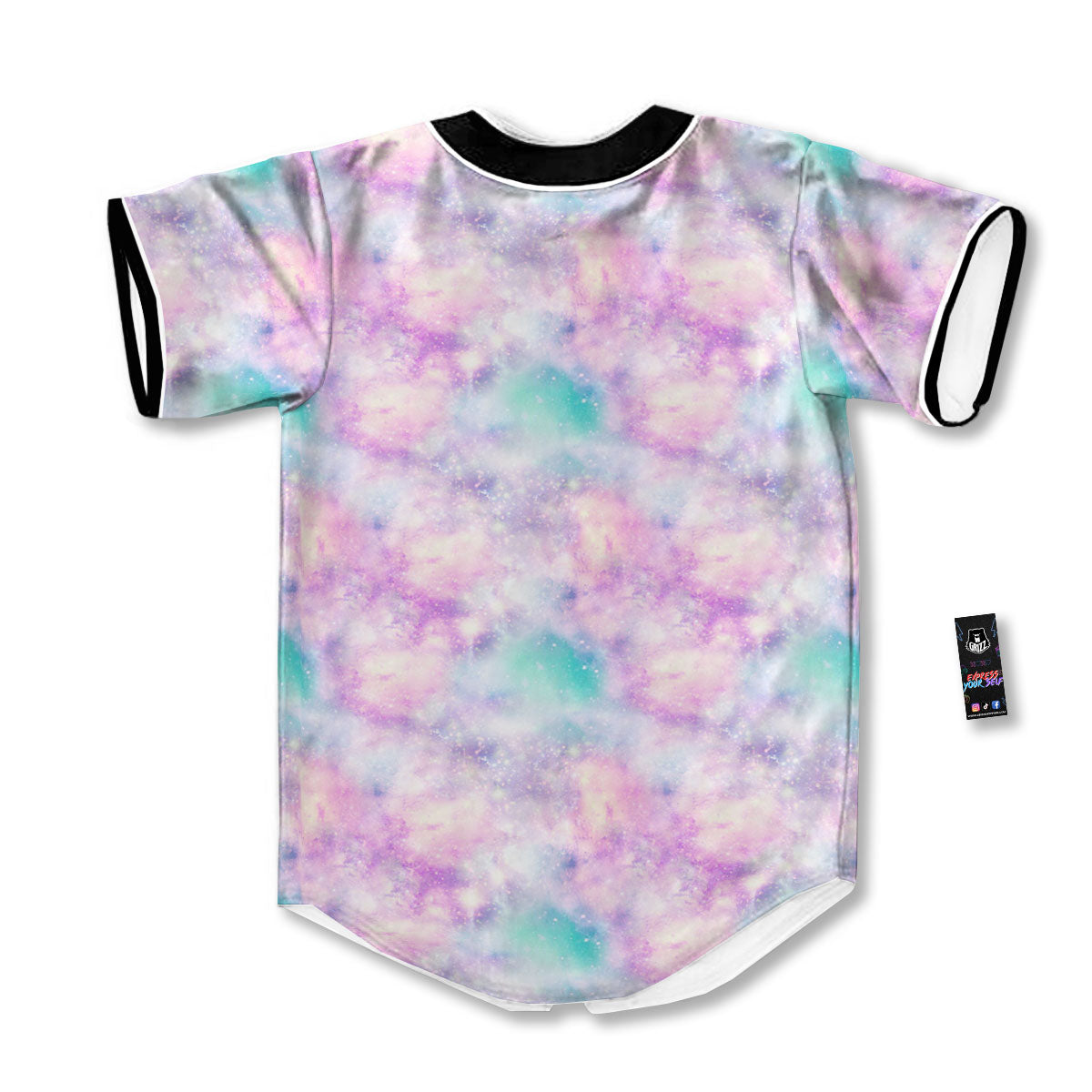 Fantasy Star Print Pattern Baseball Jersey-grizzshop