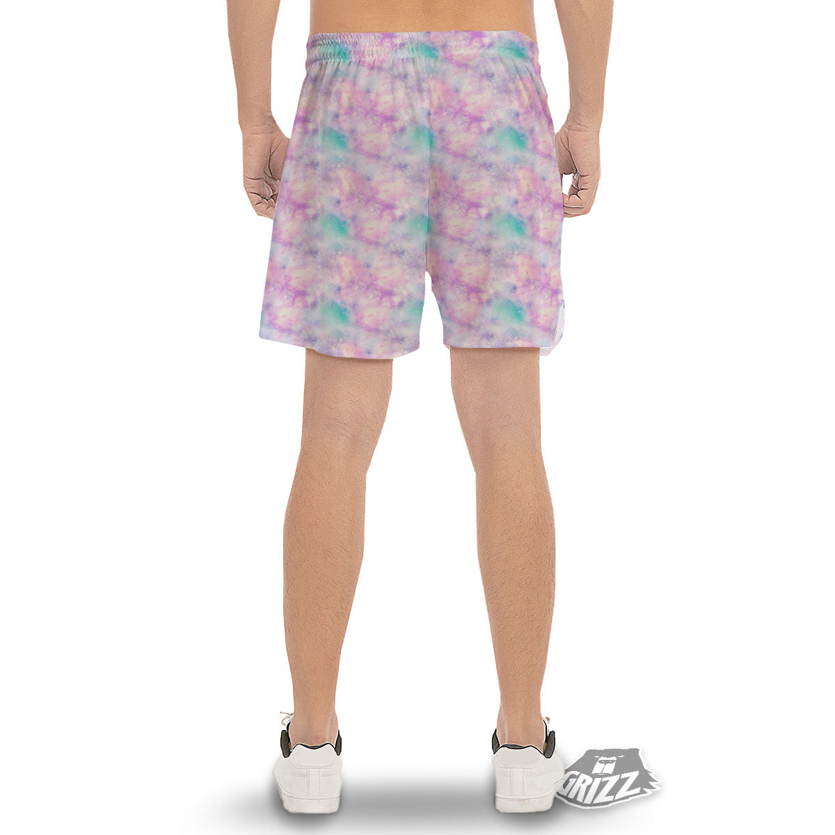 Fantasy Star Print Pattern Men's Gym Shorts-grizzshop