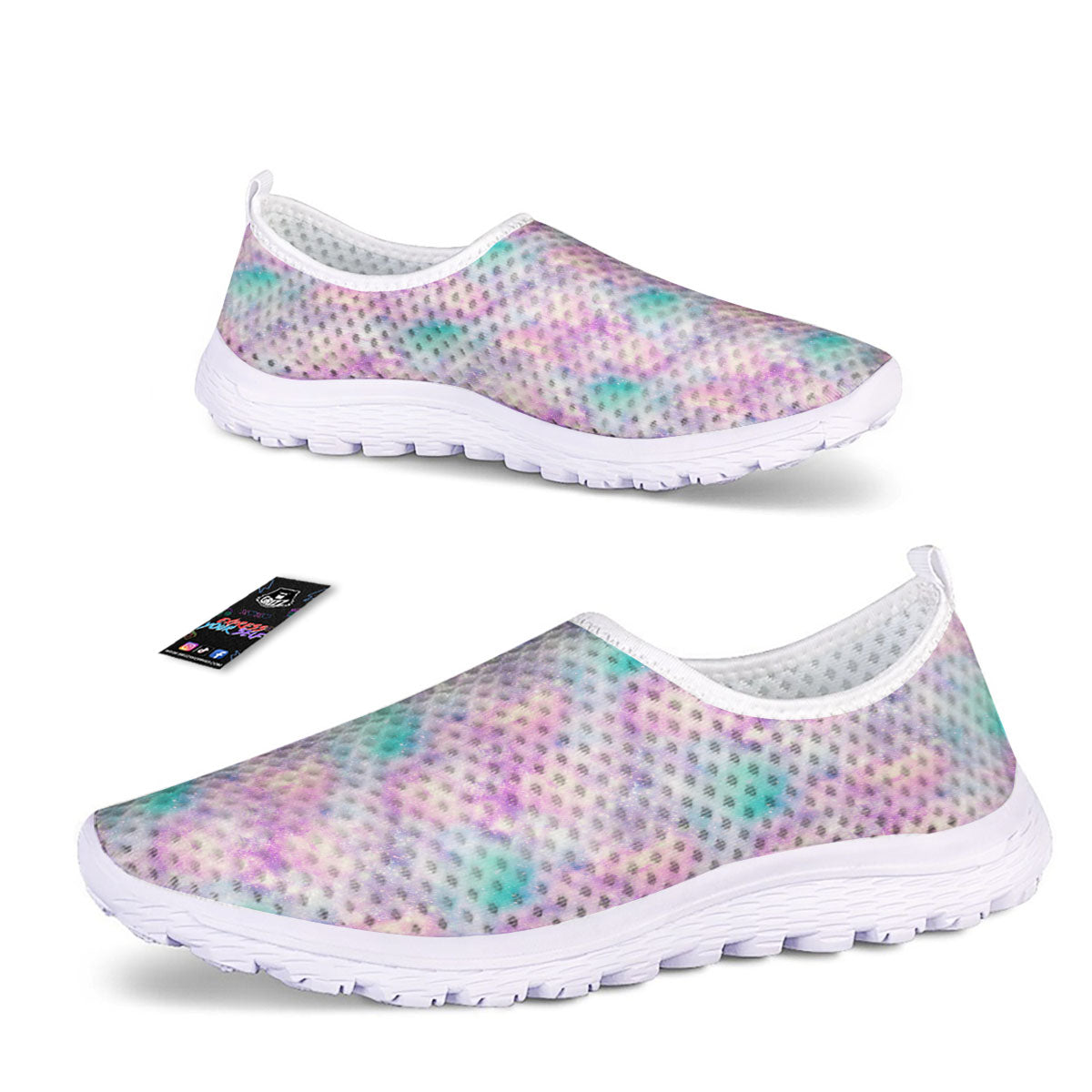 Fantasy Star Print Pattern Nurse Shoes-grizzshop