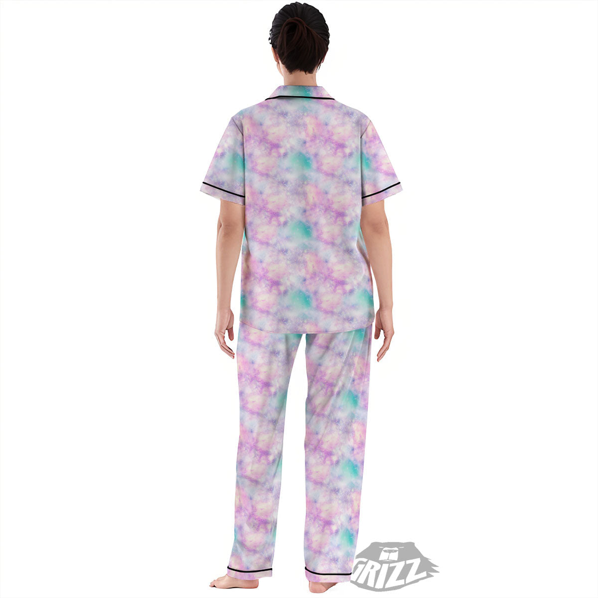 Fantasy Star Print Pattern Women's Pajamas Set-grizzshop