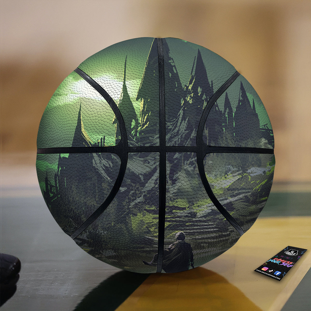Fantasy Knight And Castle Basketball