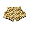 Fastfood Pattern Print Muay Thai Boxing Shorts-grizzshop