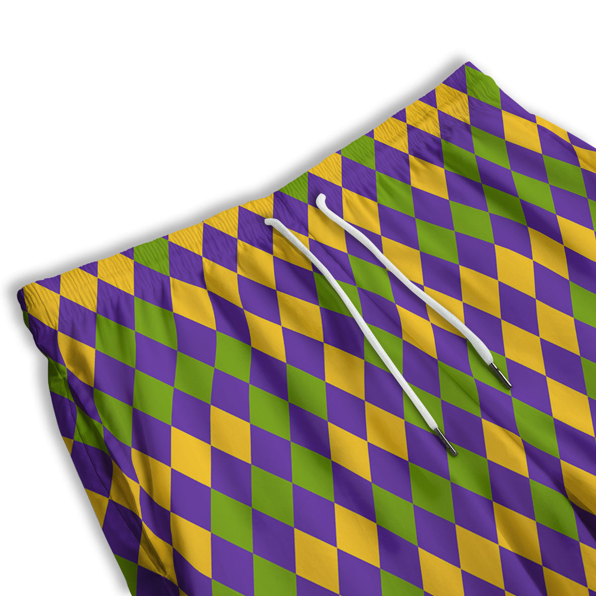 Fat Tuesday Mardi Gras Pattern Men's Athletic Shorts