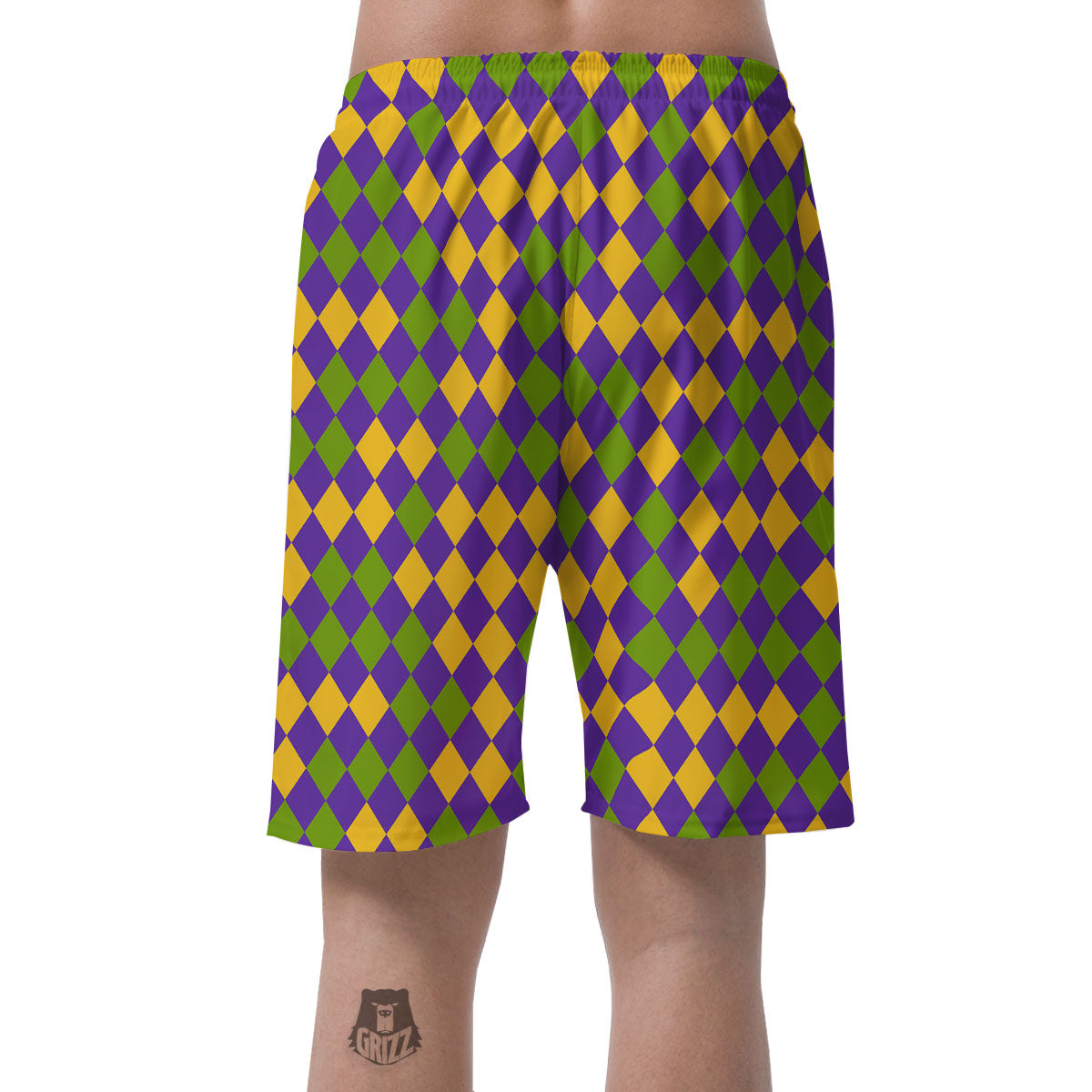 Fat Tuesday Mardi Gras Pattern Men's Shorts-grizzshop