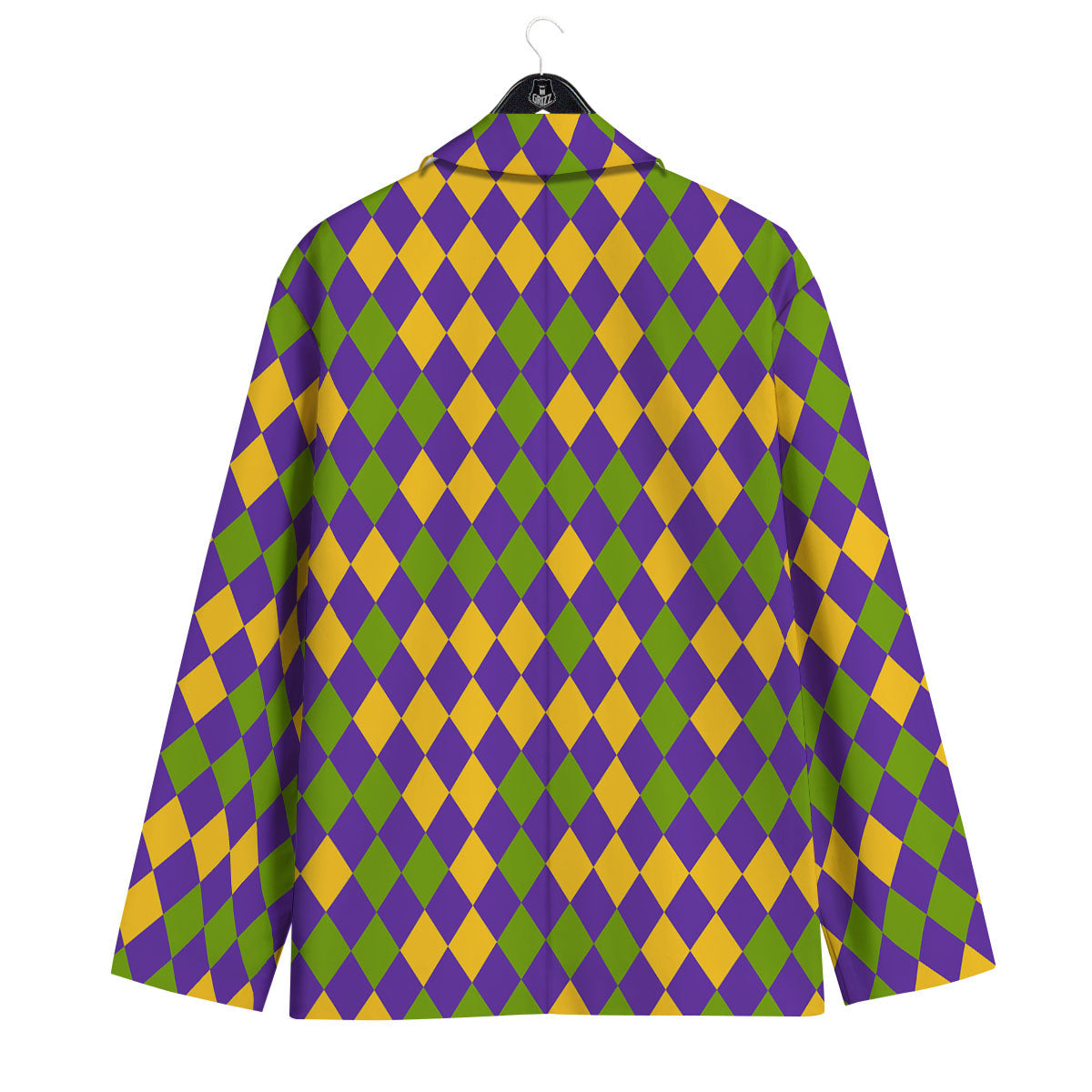 Fat Tuesday Mardi Gras Pattern Men's Sport Coat-grizzshop