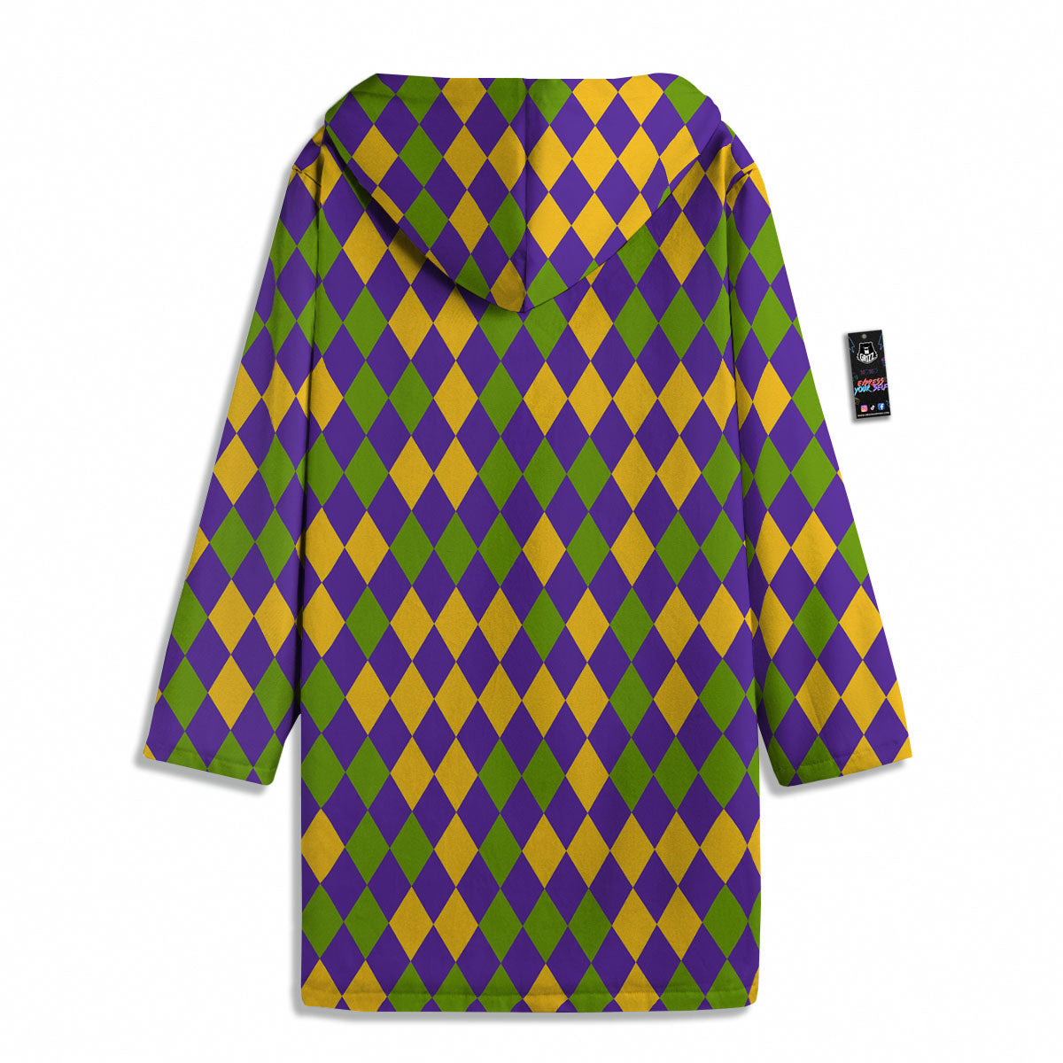 Fat Tuesday Mardi Gras Pattern Men's Windbreaker Jacket-grizzshop