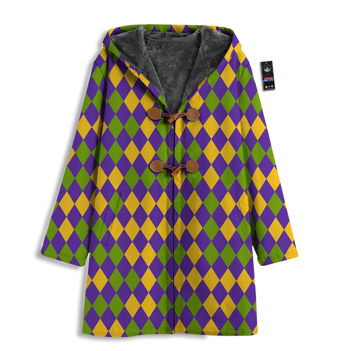Fat Tuesday Mardi Gras Pattern Men's Windbreaker Jacket-grizzshop