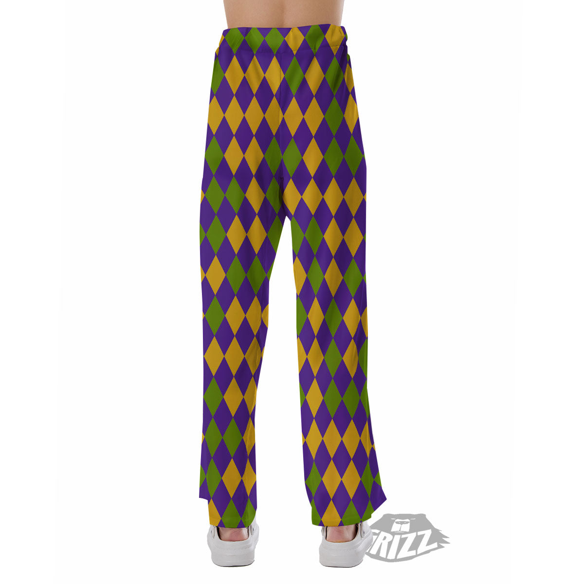 Fat Tuesday Mardi Gras Pattern Pajama Pants-grizzshop