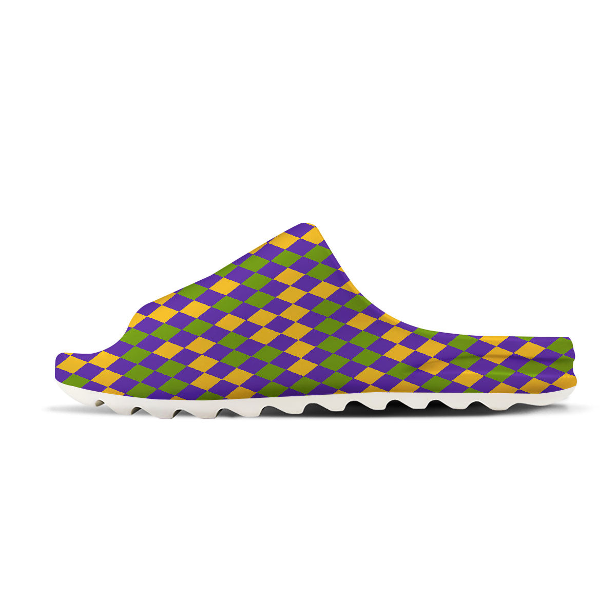 Fat Tuesday Mardi Gras Pattern Sandals-grizzshop