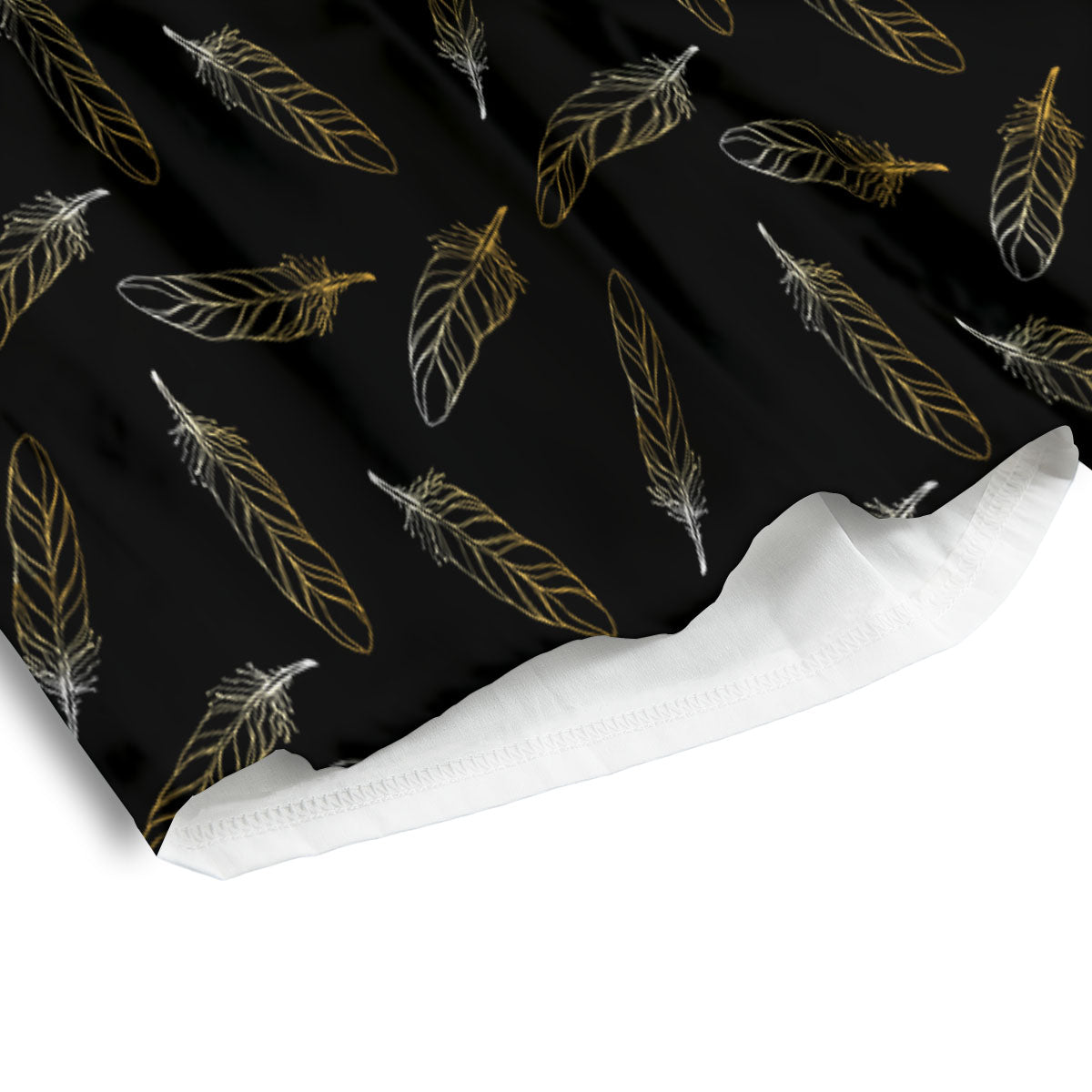 Floral Hawaiian Print Pattern Men's Athletic Shorts
