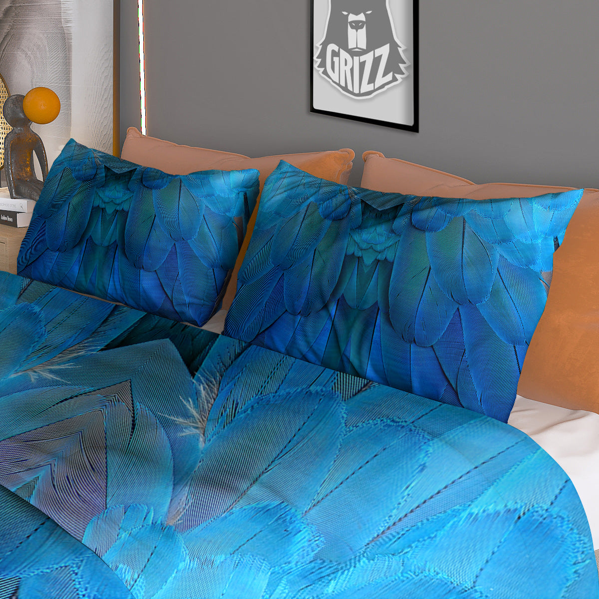 Flower And Girly Print Pattern Duvet Cover Bedding Set