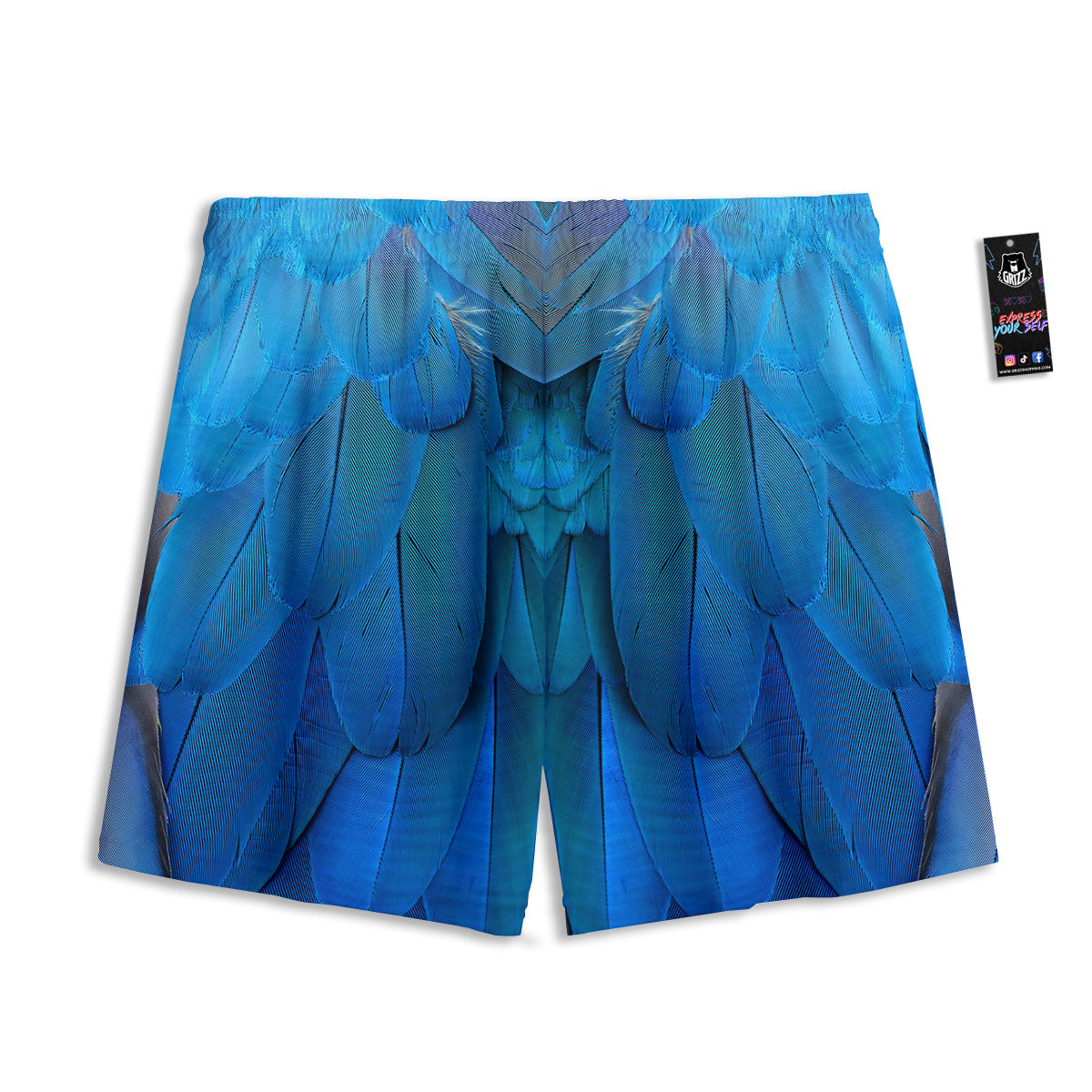 Flower And Girly Print Pattern Mesh Shorts