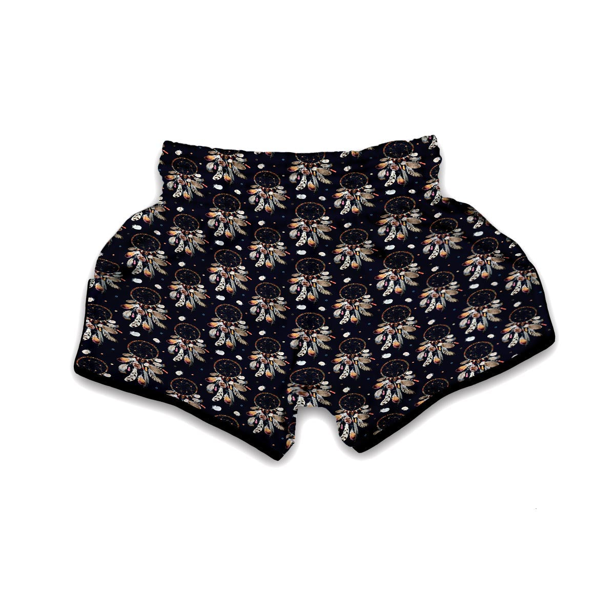 Feather Dream Catcher Boho Muay Thai Boxing Shorts-grizzshop
