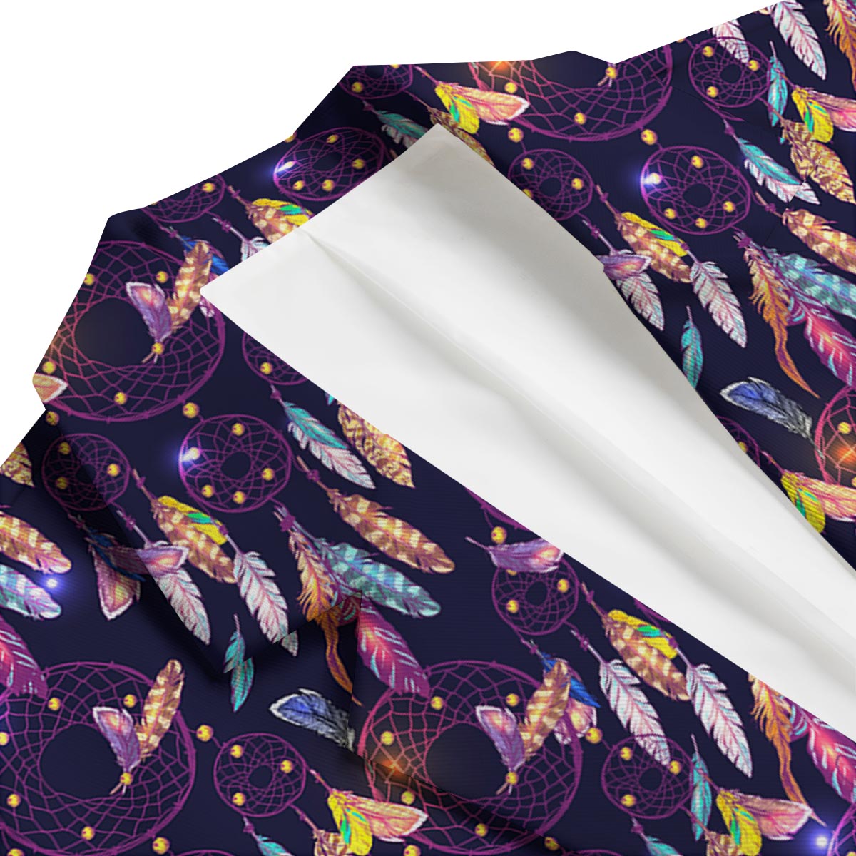 Feather Dream Catcher Vintage Men's Blazer-grizzshop