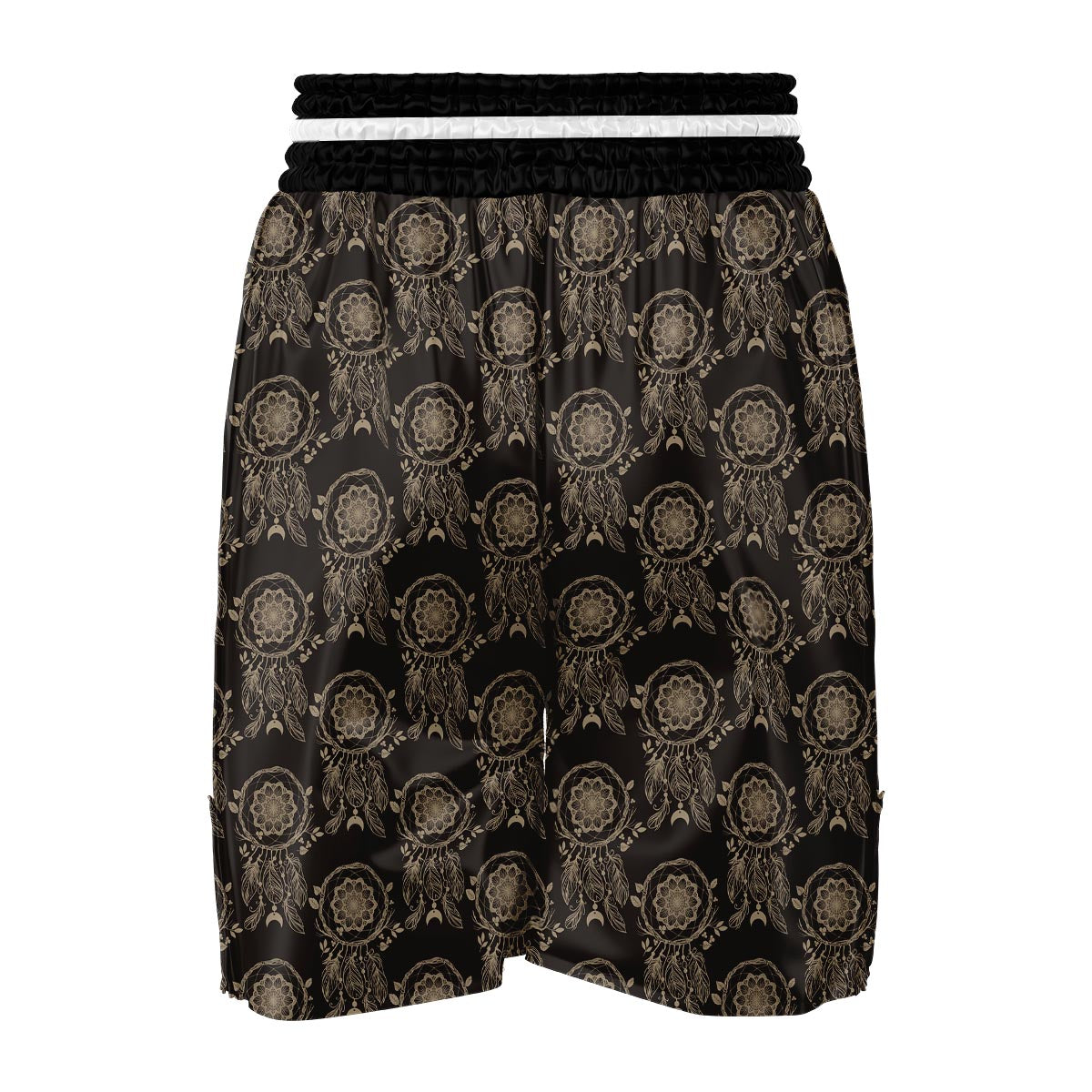 Feather Vintage Dream Catcher Boxing Shorts-grizzshop