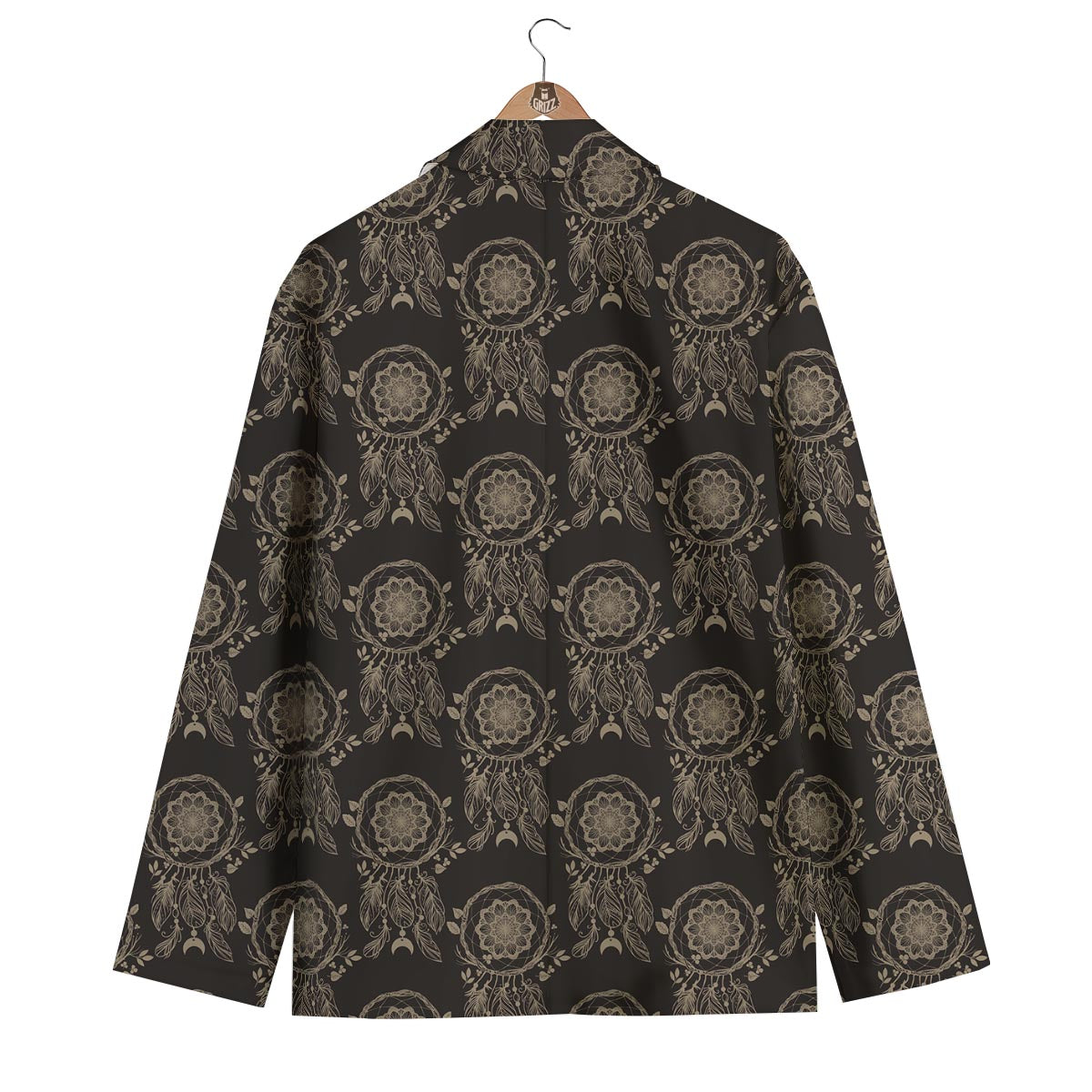 Feather Vintage Dream Catcher Men's Blazer-grizzshop