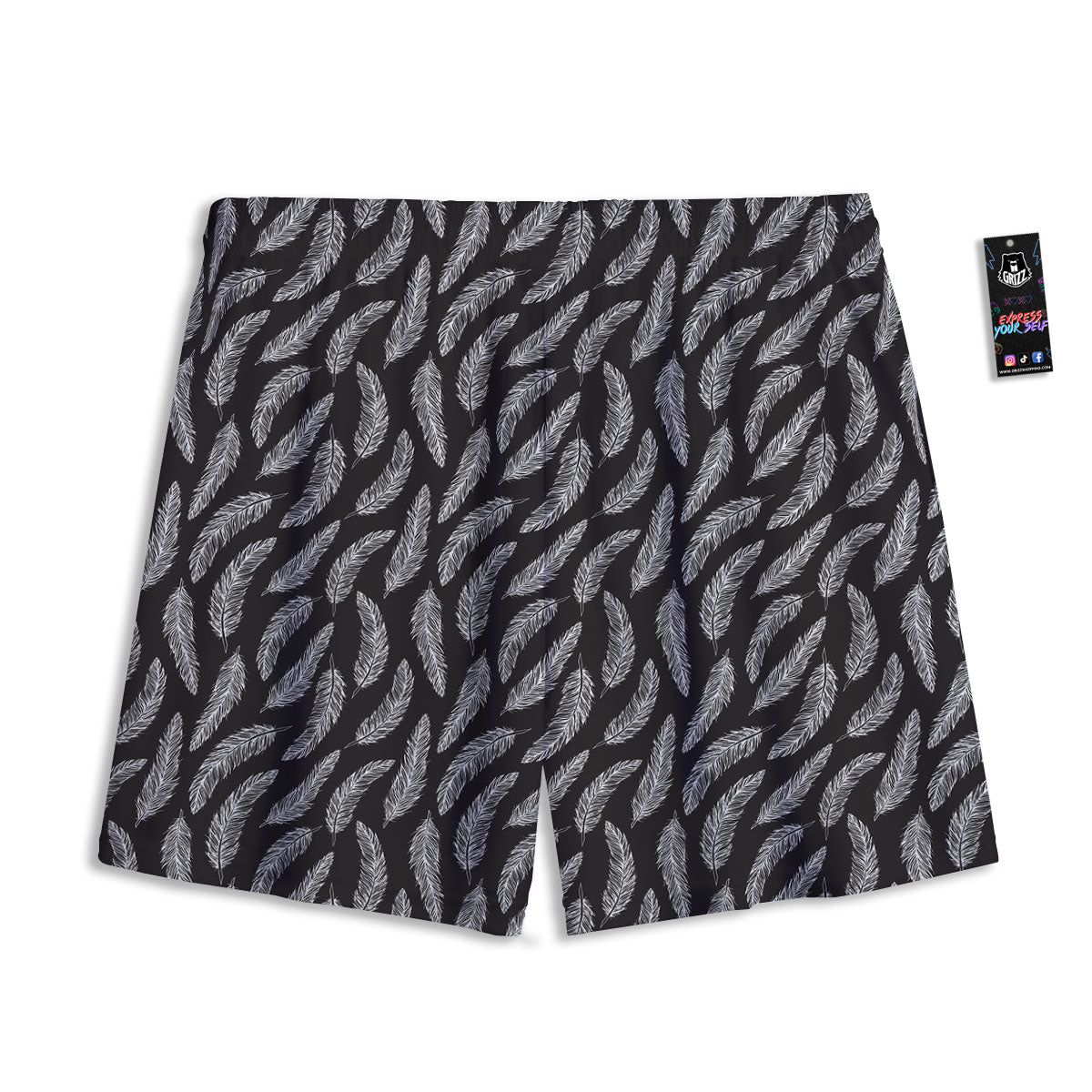 Gadsden Flag Grunge Print Mesh Shorts