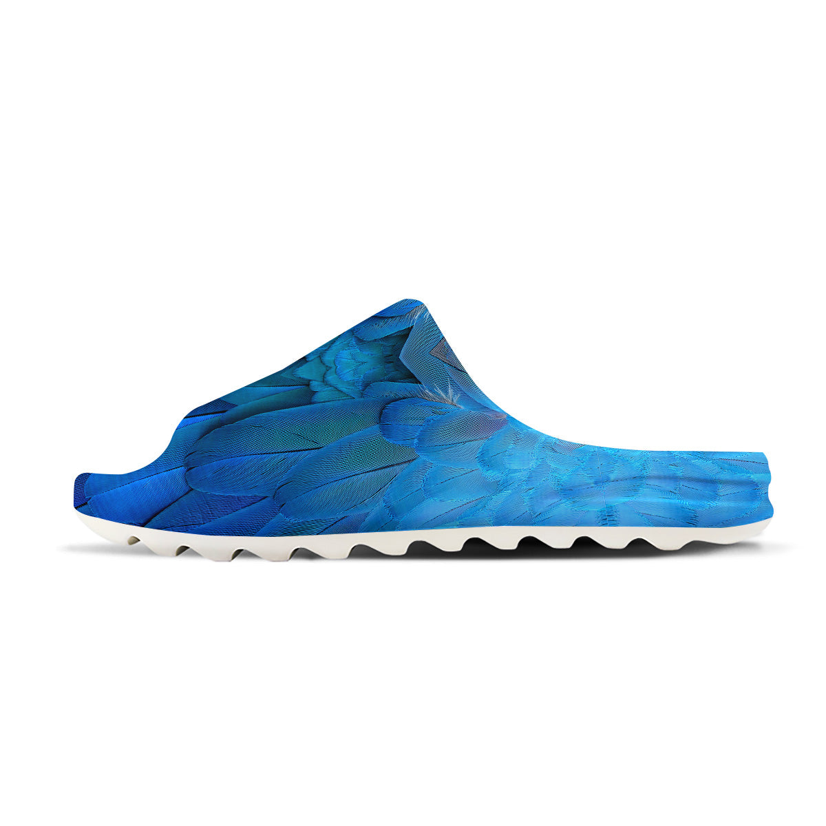 Feather Blue Print Sandals-grizzshop