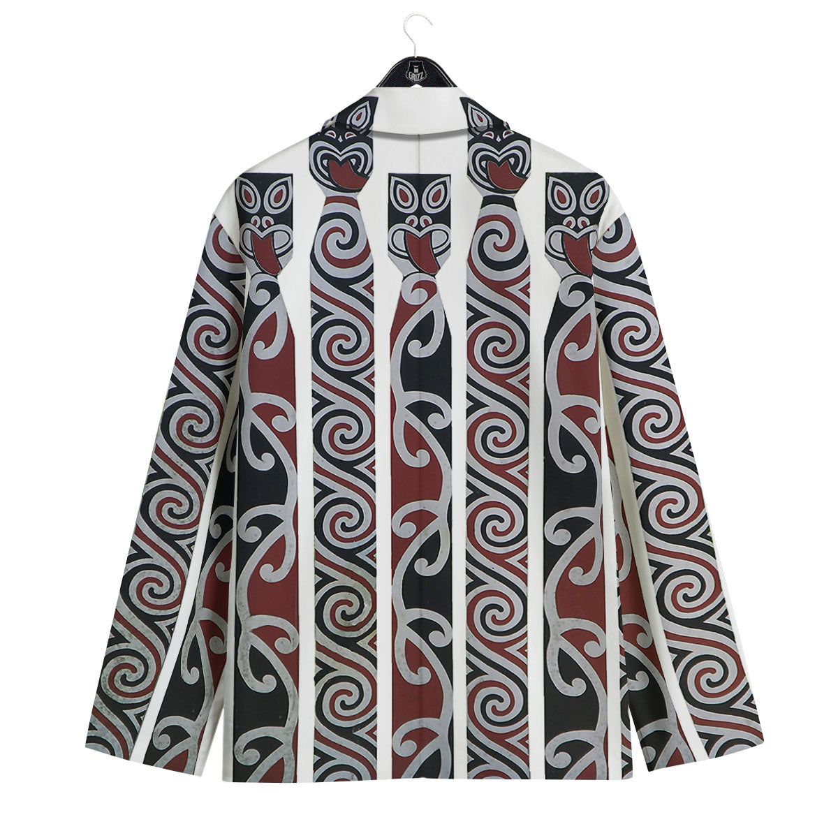 Fence Maori Print Men's Sport Coat-grizzshop
