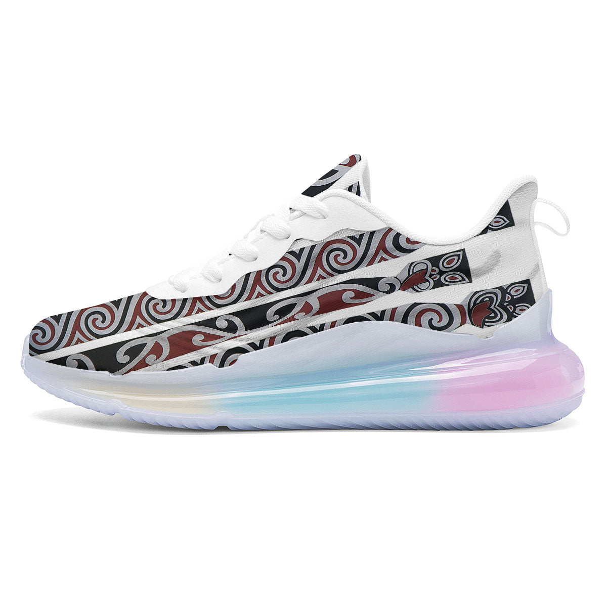 Fence Maori Print Running Sneakers-grizzshop