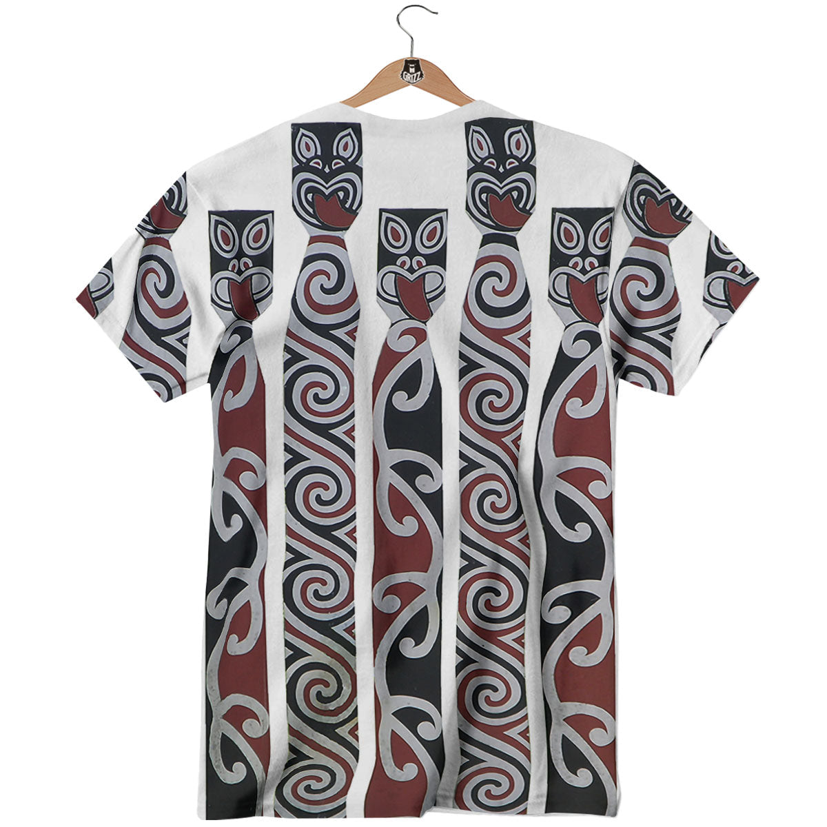 Fence Maori Print T-Shirt-grizzshop