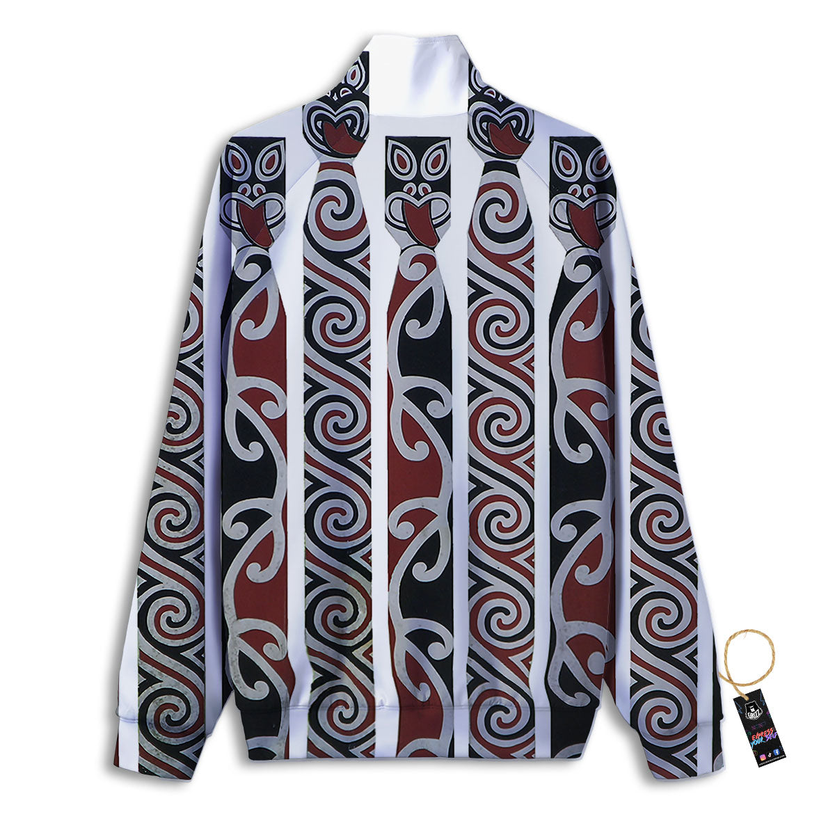 Fence Maori Print Track Jacket-grizzshop