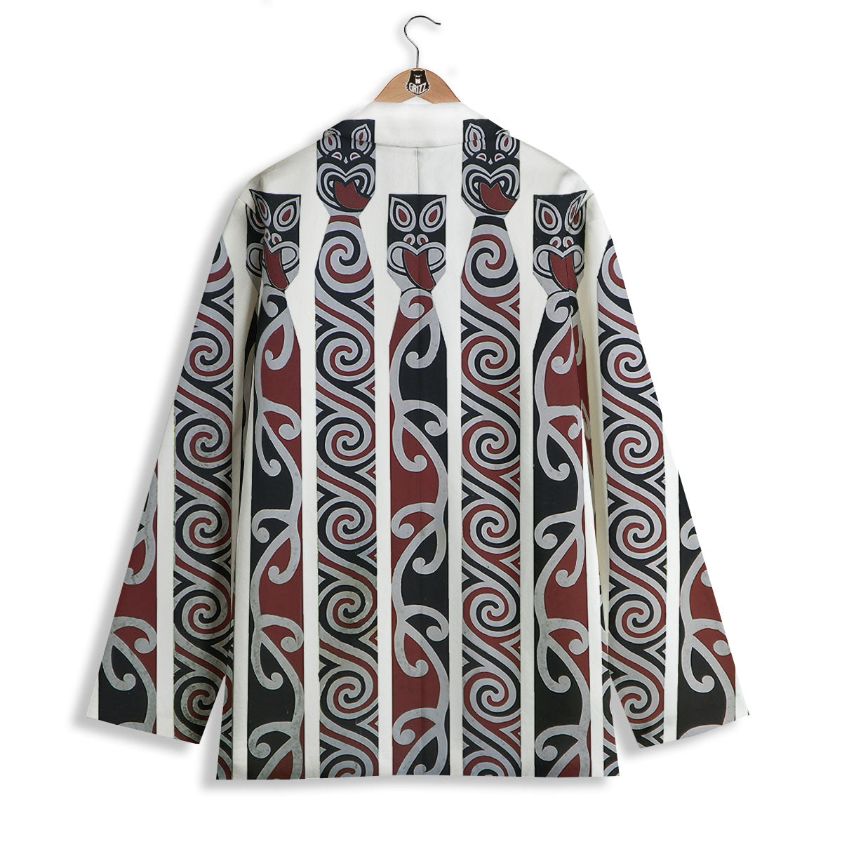 Fence Maori Print Women's Blazer-grizzshop