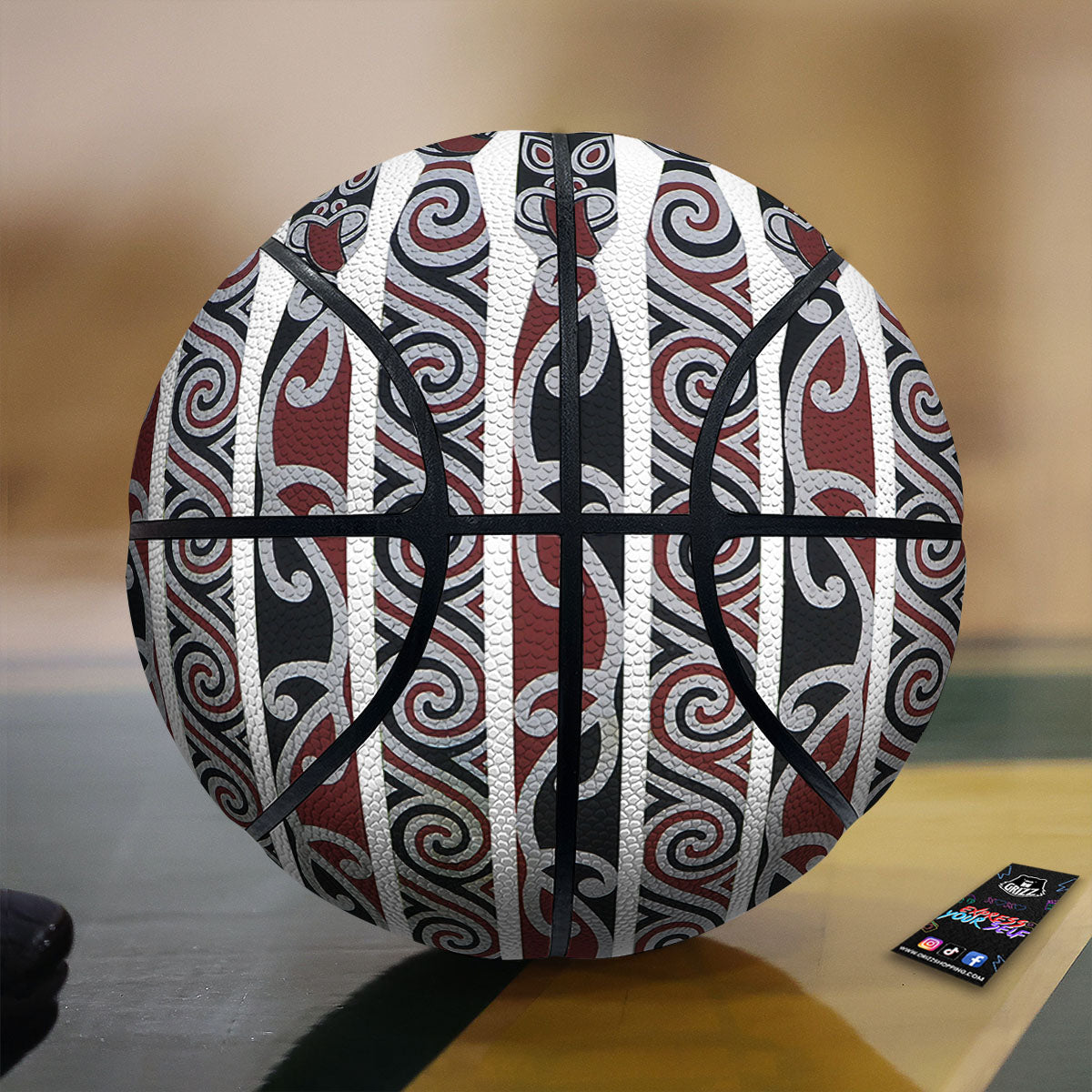 Fence Maori Print Basketball