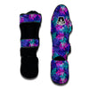 Fern Leaf Psychedelic Color Print Pattern Muay Thai Shin Guards-grizzshop