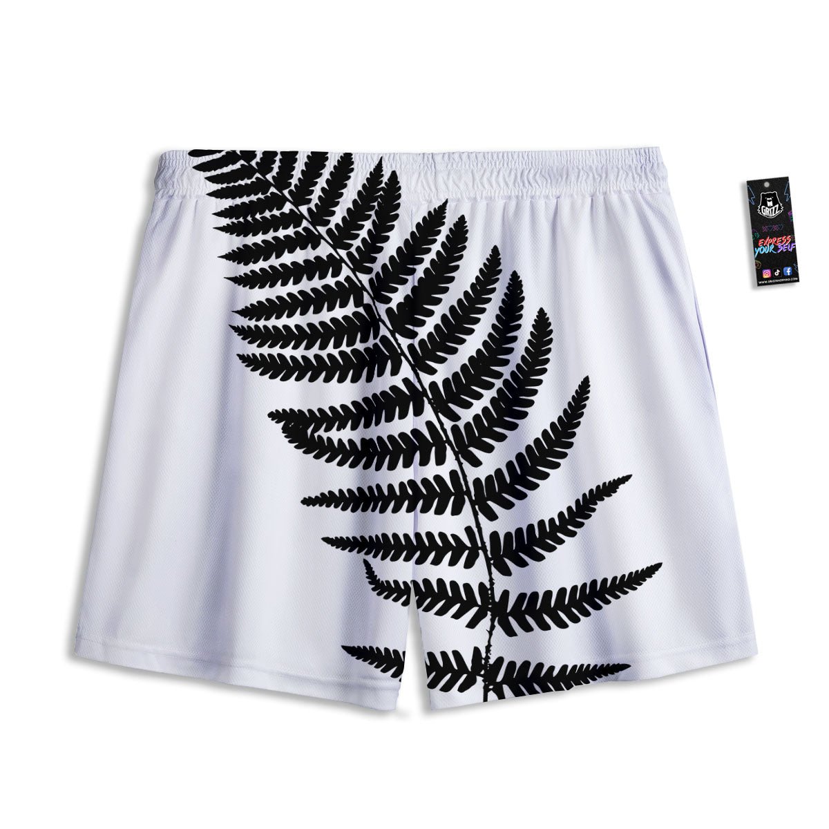 Gadsden Flag Symbol Print Pattern Mesh Shorts