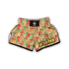 Ferret Colorful Print Pattern Muay Thai Boxing Shorts-grizzshop