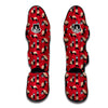 Ferret Red Print Pattern Muay Thai Shin Guards-grizzshop