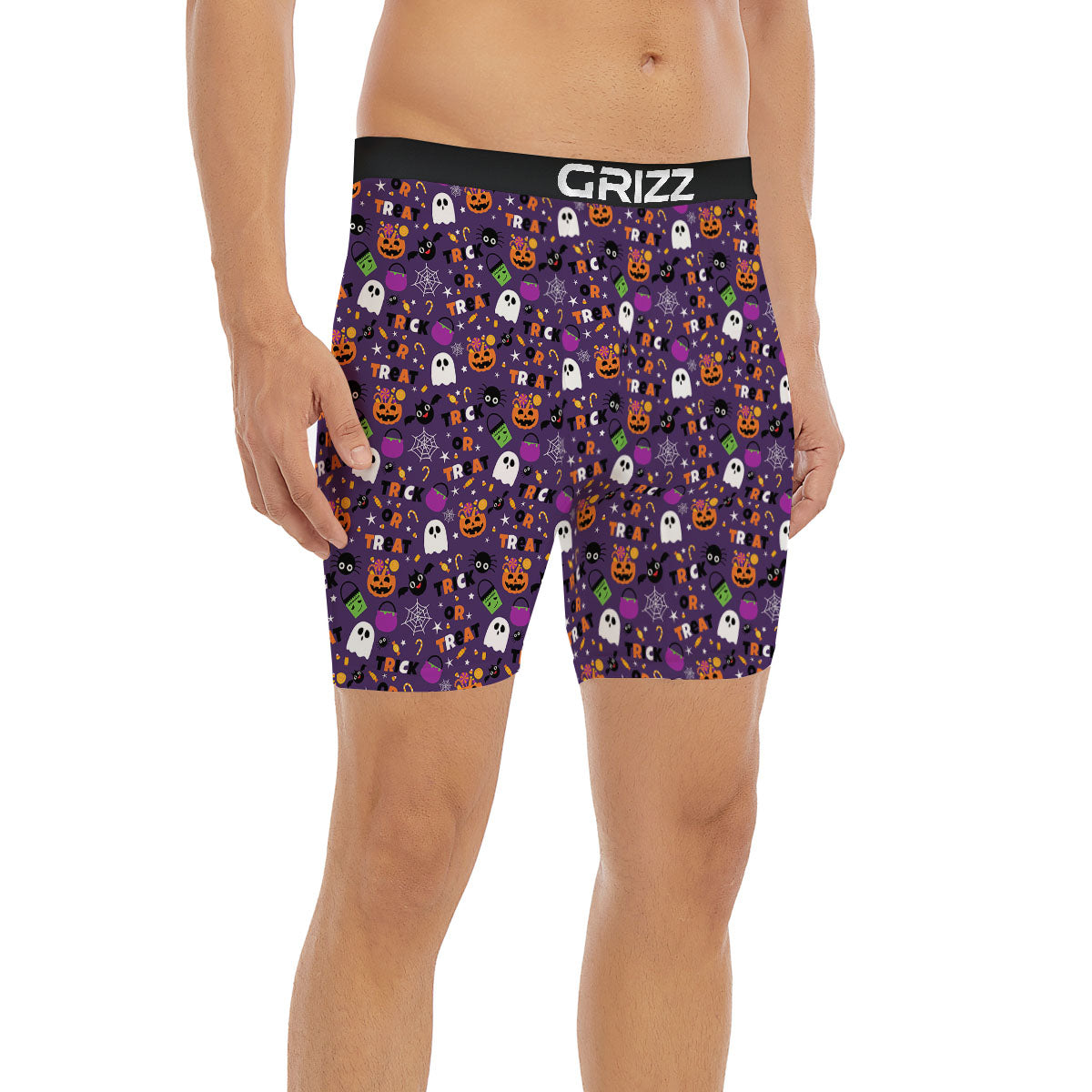 Festival Halloween Print Pattern Boxer Briefs-grizzshop