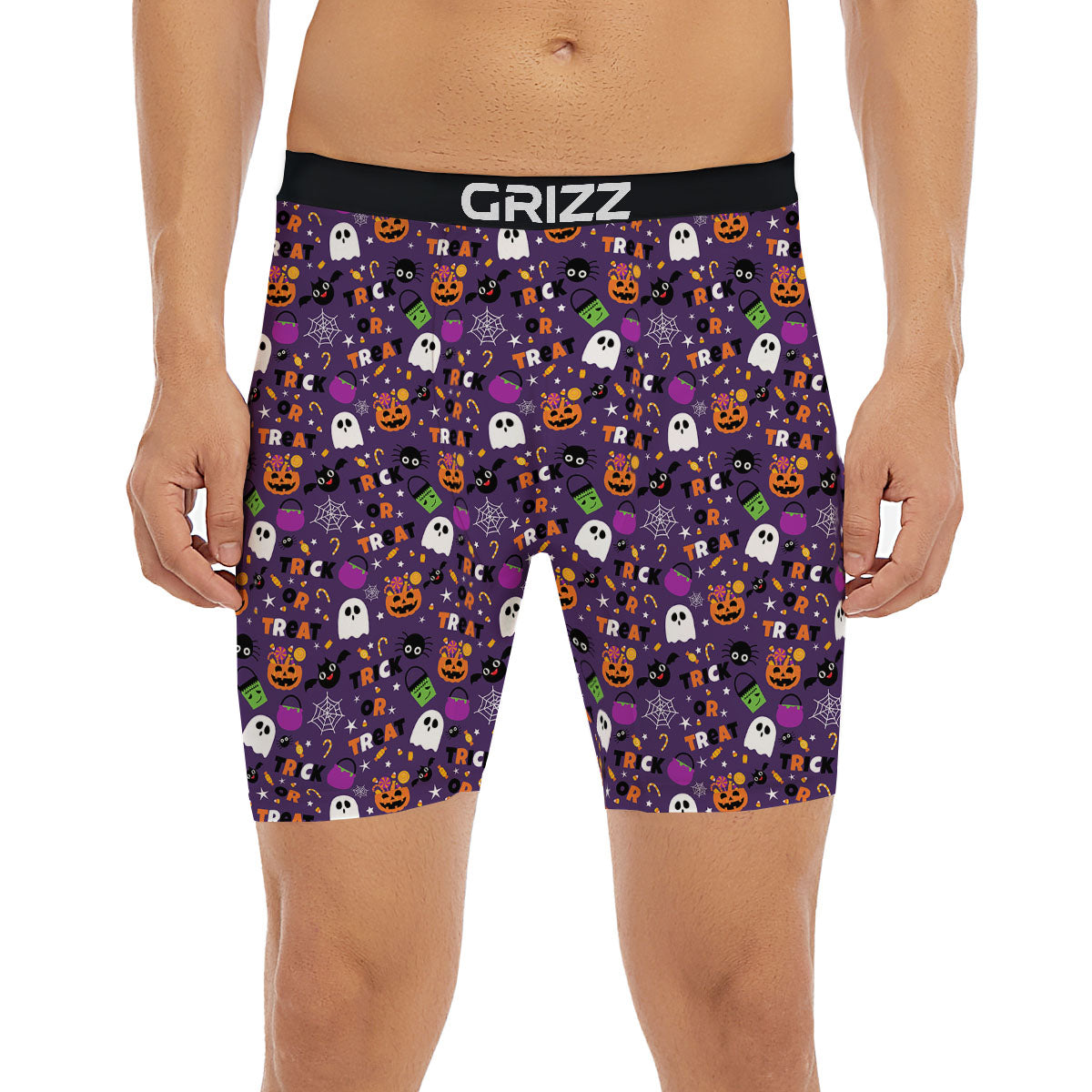 Festival Halloween Print Pattern Boxer Briefs-grizzshop