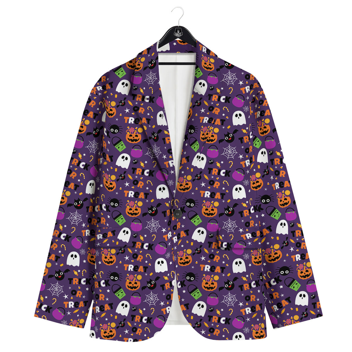 Festival Halloween Print Pattern Men's Sport Coat-grizzshop