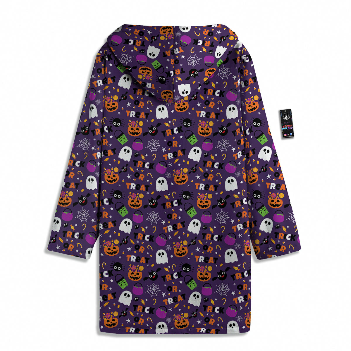 Festival Halloween Print Pattern Men's Windbreaker Jacket-grizzshop