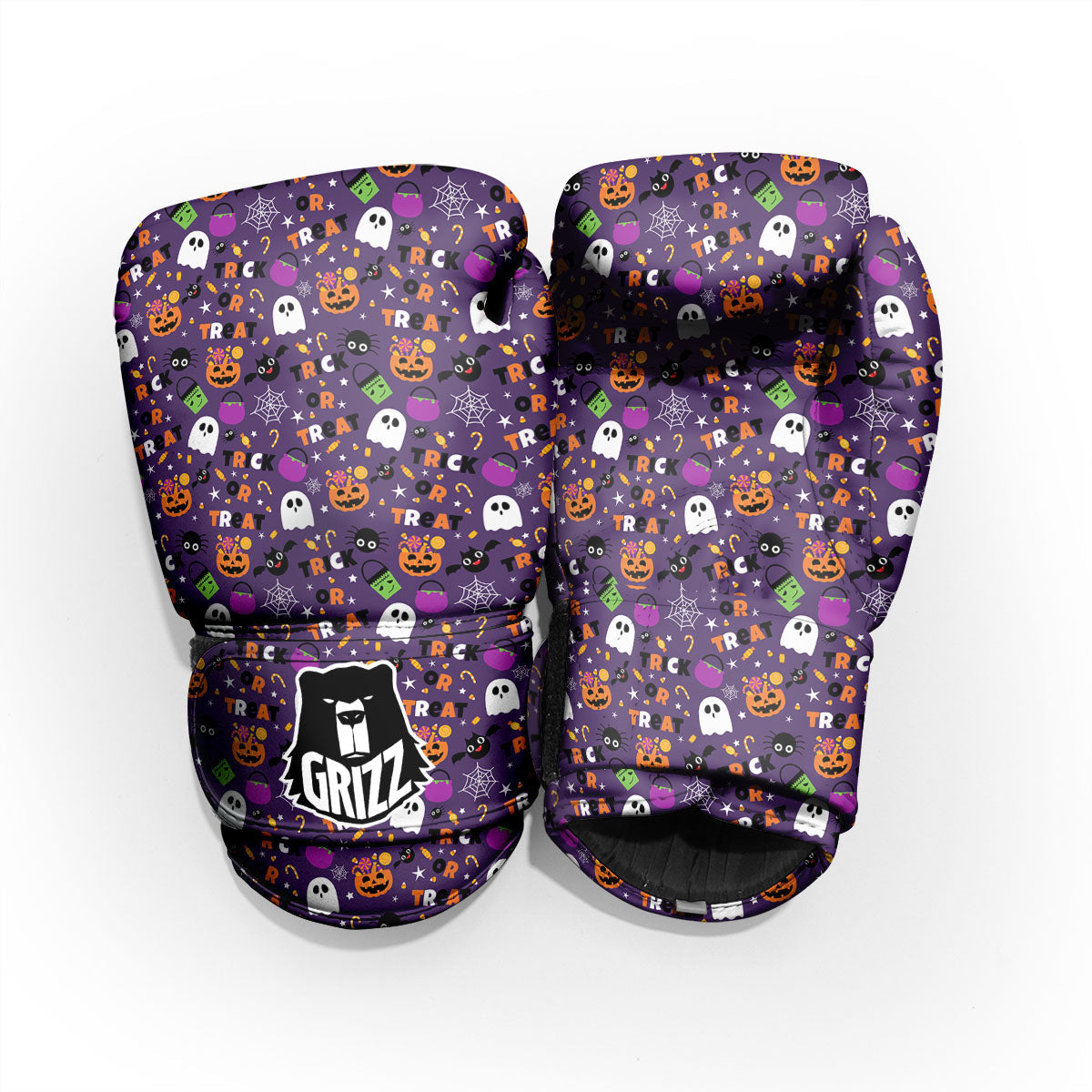 Festival Halloween Print Pattern Pro Boxing Glove