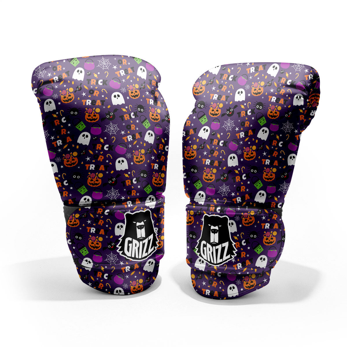 Festival Halloween Print Pattern Pro Boxing Glove