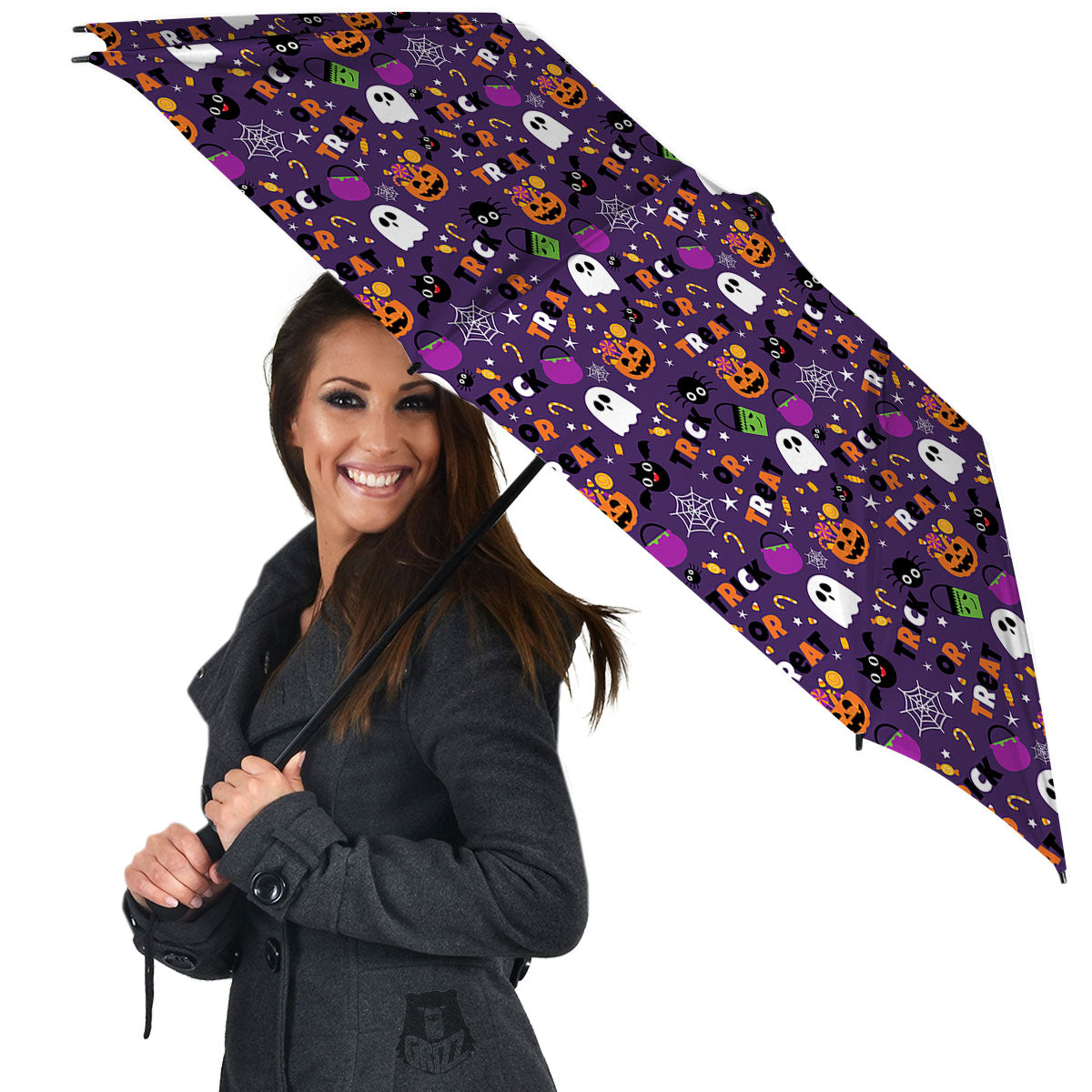 Festival Halloween Print Pattern Umbrella-grizzshop