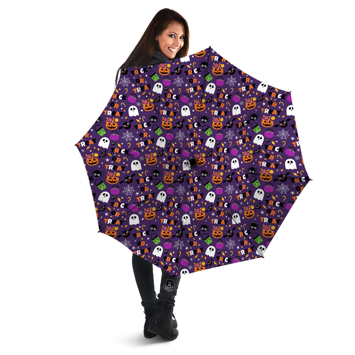 Festival Halloween Print Pattern Umbrella-grizzshop
