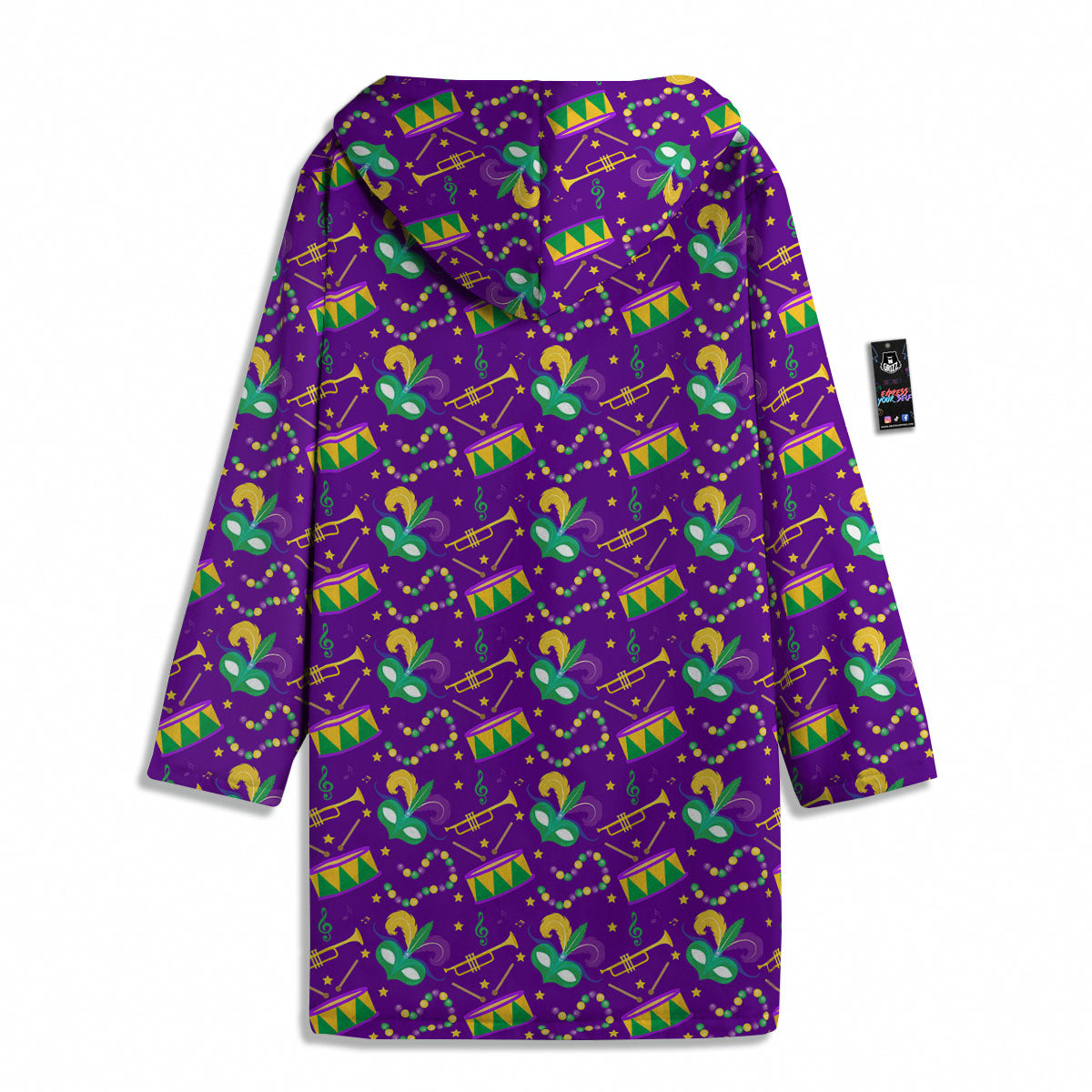 Festival Mardi Gras Print Pattern Men's Windbreaker Jacket-grizzshop
