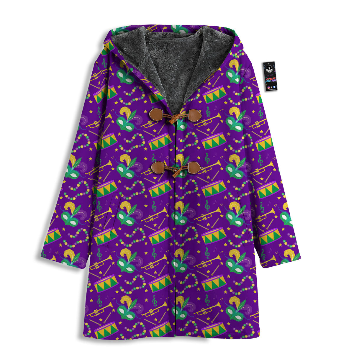 Festival Mardi Gras Print Pattern Men's Windbreaker Jacket-grizzshop