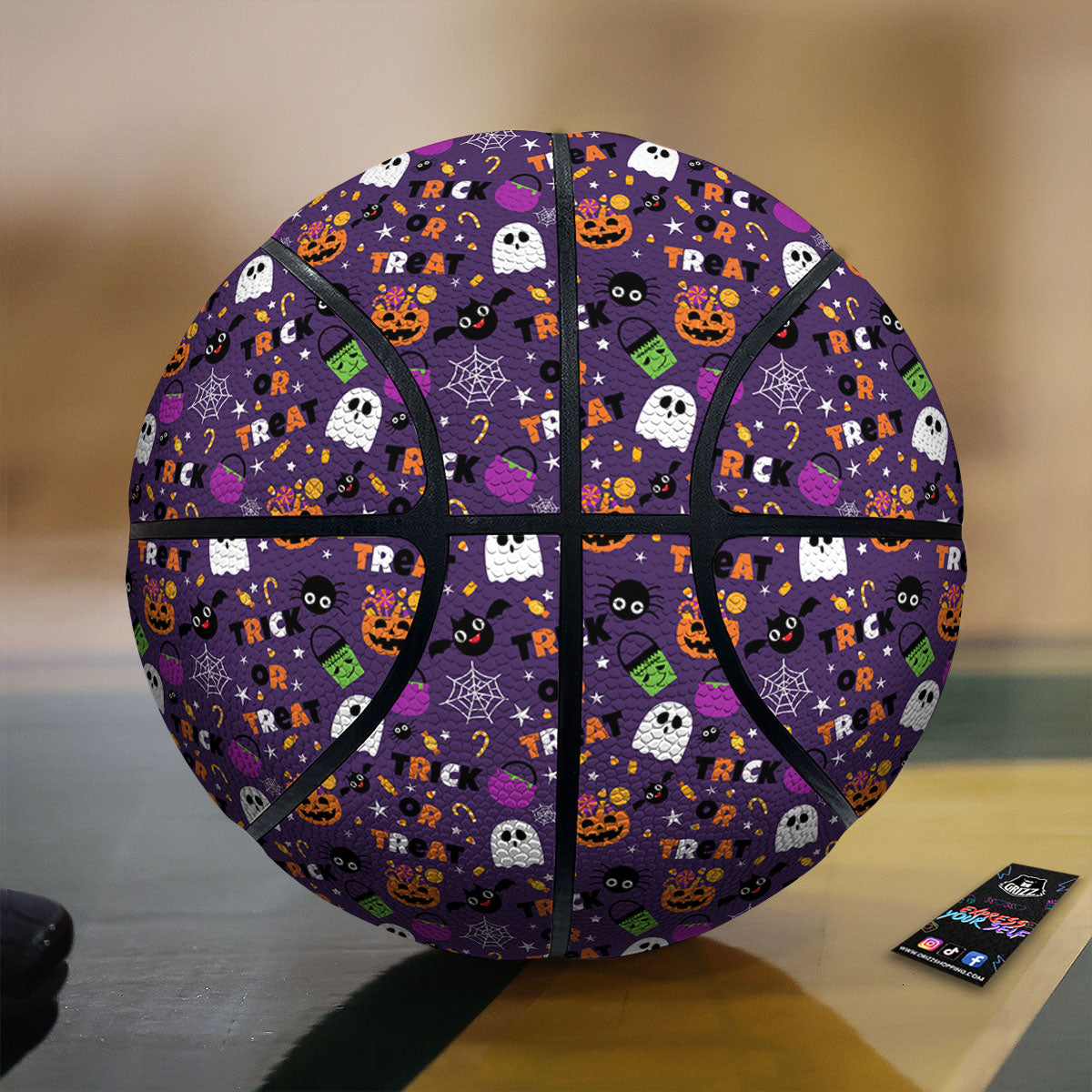 Festival Halloween Print Pattern Basketball
