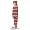 Festive Christmas Knitted Print Pattern Kid's Pajamas-grizzshop