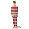 Festive Christmas Knitted Print Pattern Kid's Pajamas-grizzshop