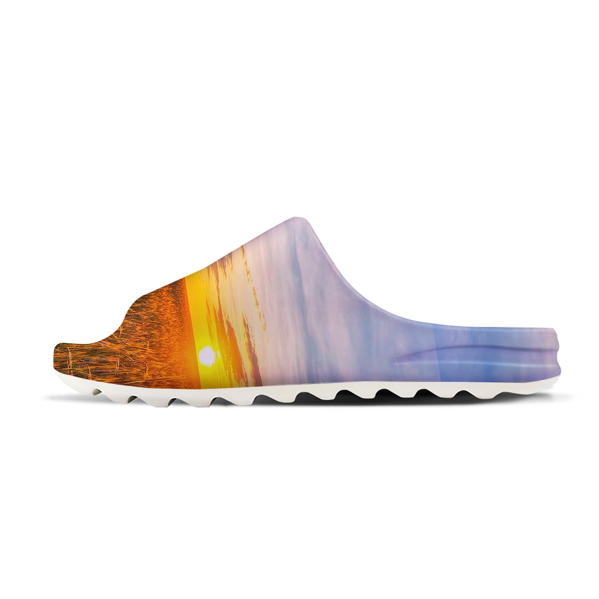 Field Sunrise Print Sandals-grizzshop