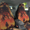 Fight With Demon Print Car Seat Covers-grizzshop